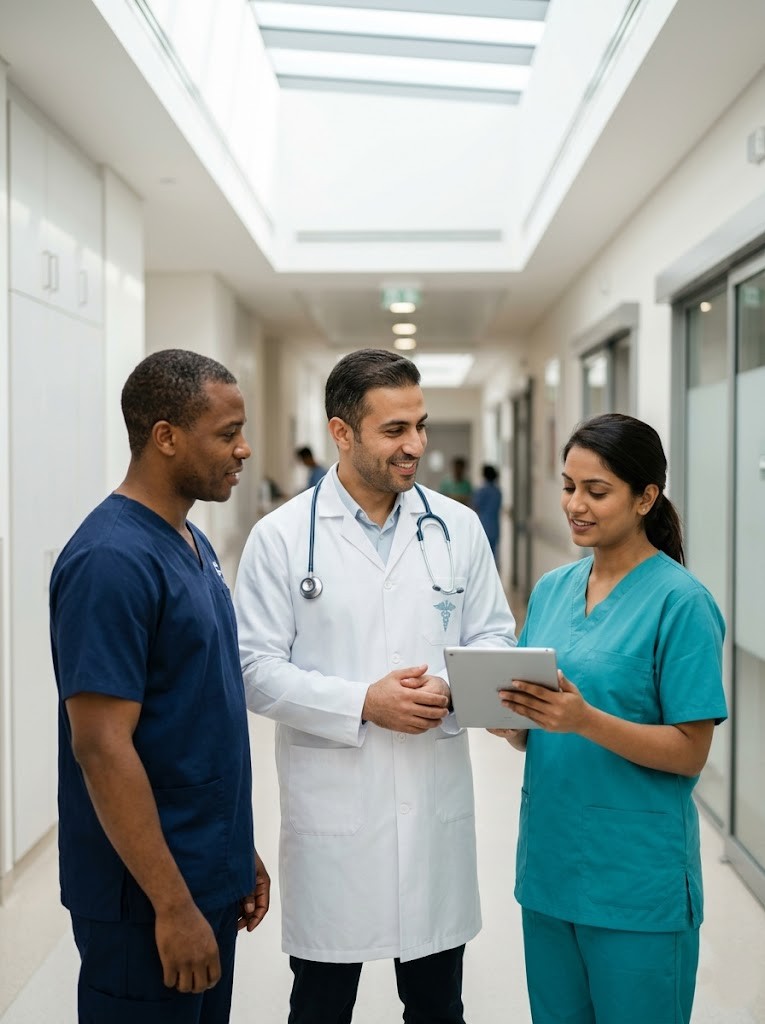 Healthcare professionals successfully licensed in GCC — First Medical Consultancy Dubai